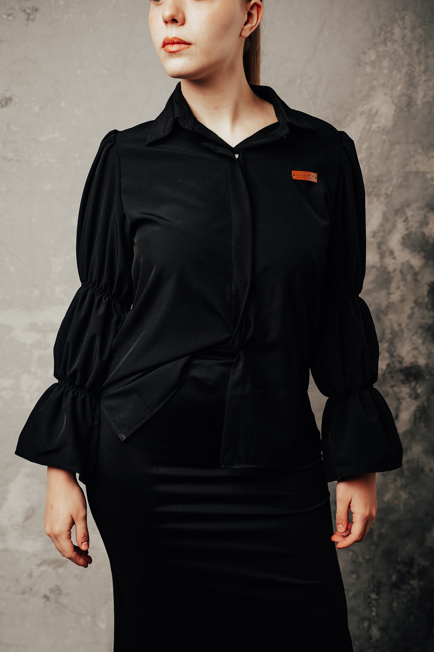 Camisa Negra Obsidiana | LULIMA