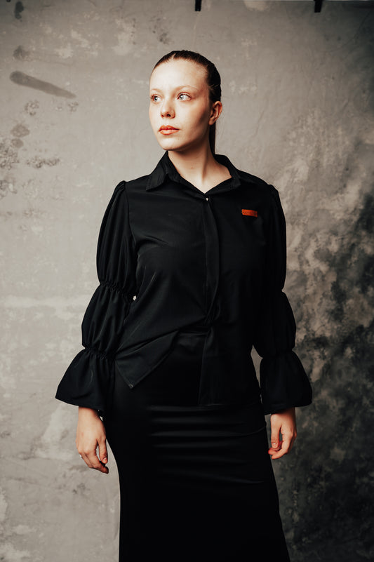 Camisa Negra Obsidiana | LULIMA